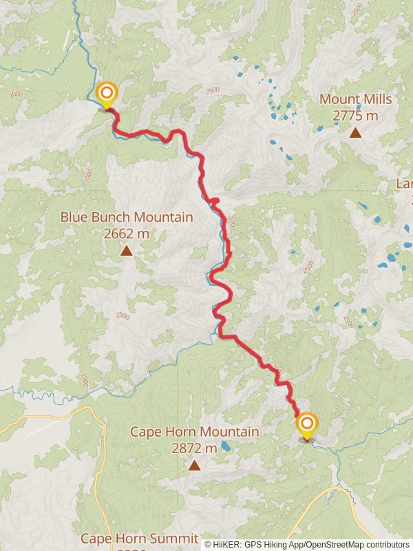 Middle Fork Trail and Marsh Creek Trail