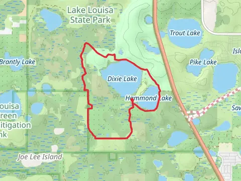 Hammond and Dixie Lake Loop