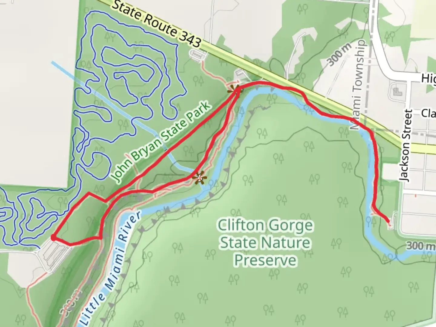 An image depicting the trail Orton Memorial Loop Trail and its surrounding area.