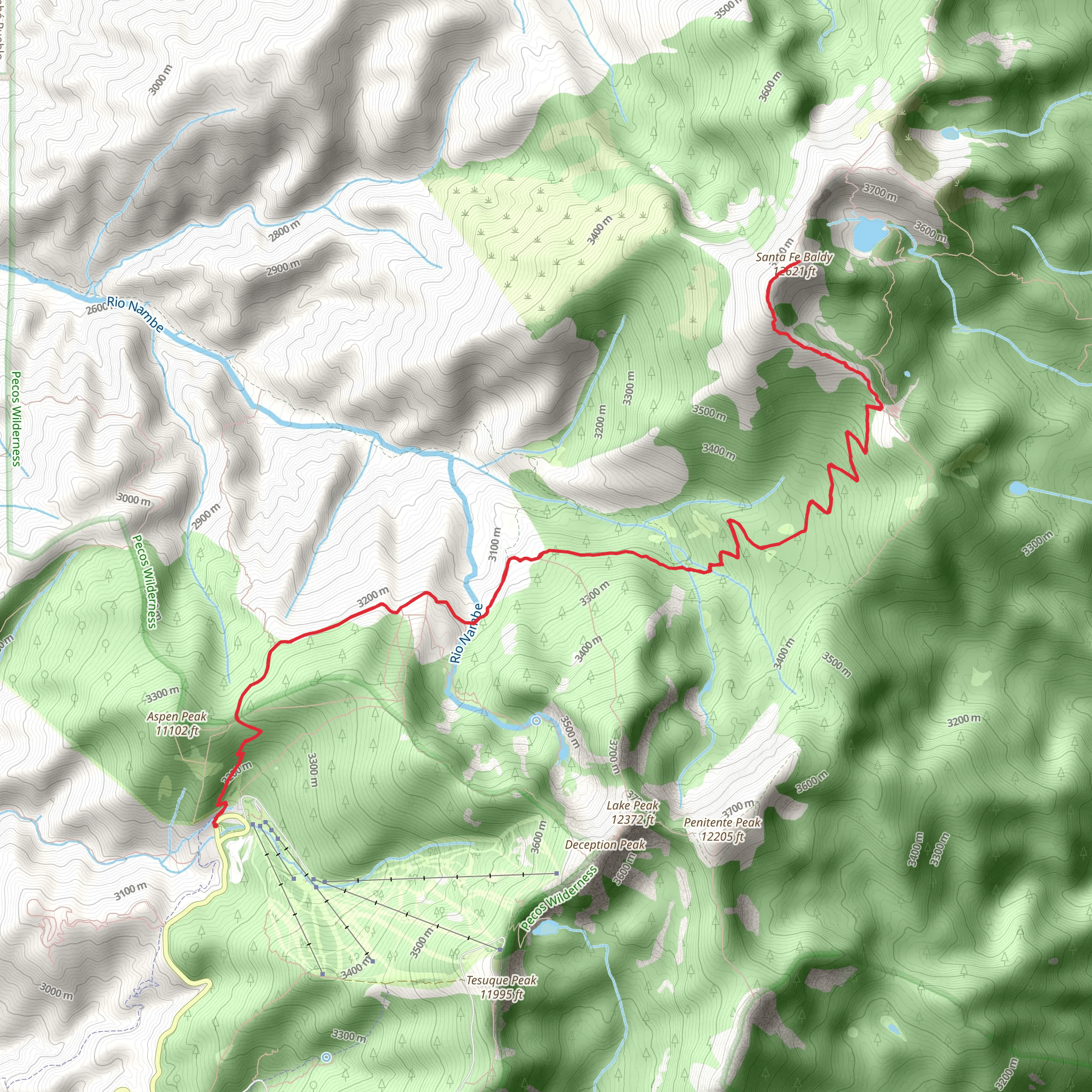 Santa Fe Badly mobile static map