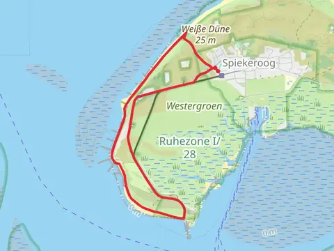 Luteoogdunen and Suderdunen Loop via Bahnhof Historische Pferdebahn