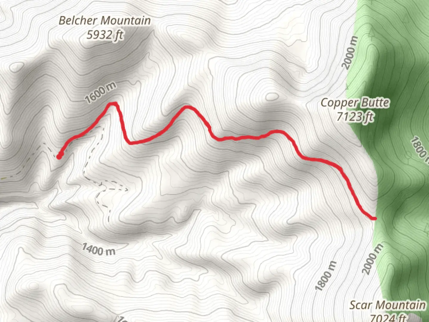 An image depicting the trail Marcus Trail and its surrounding area.