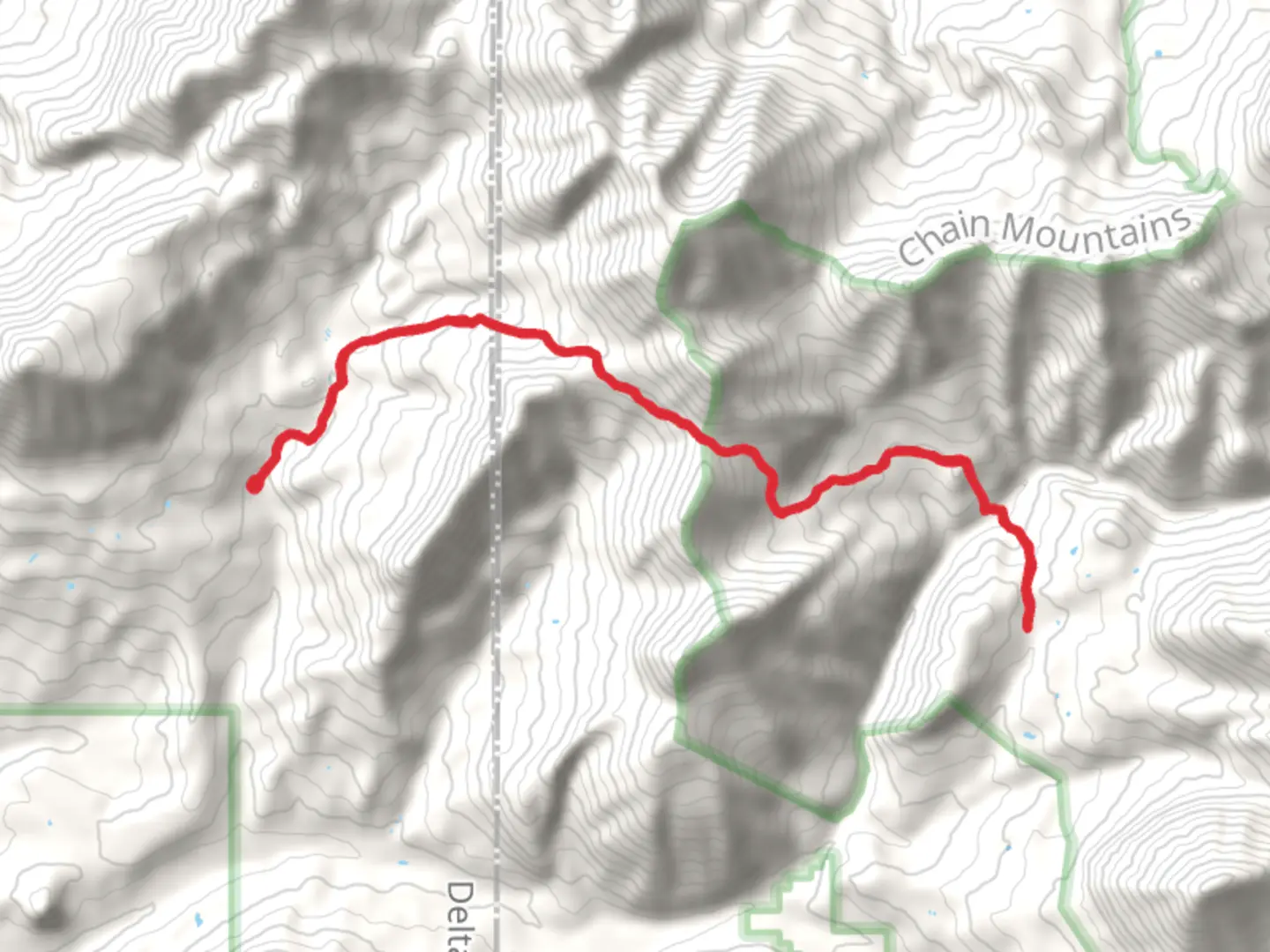 An image depicting the trail Little Elk Basin Trail and its surrounding area.