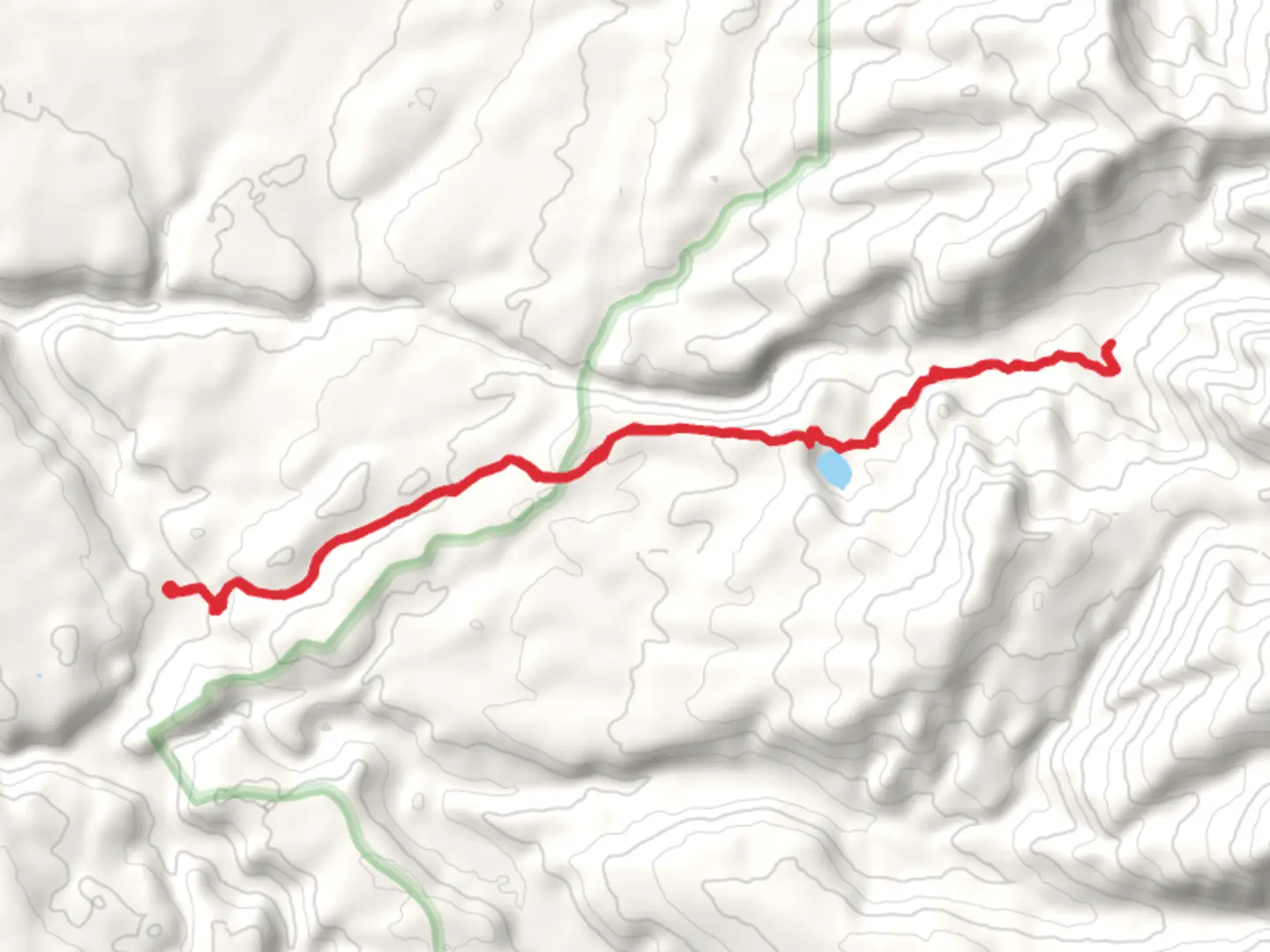 An image depicting the trail Hidden Lake Trail and its surrounding area.
