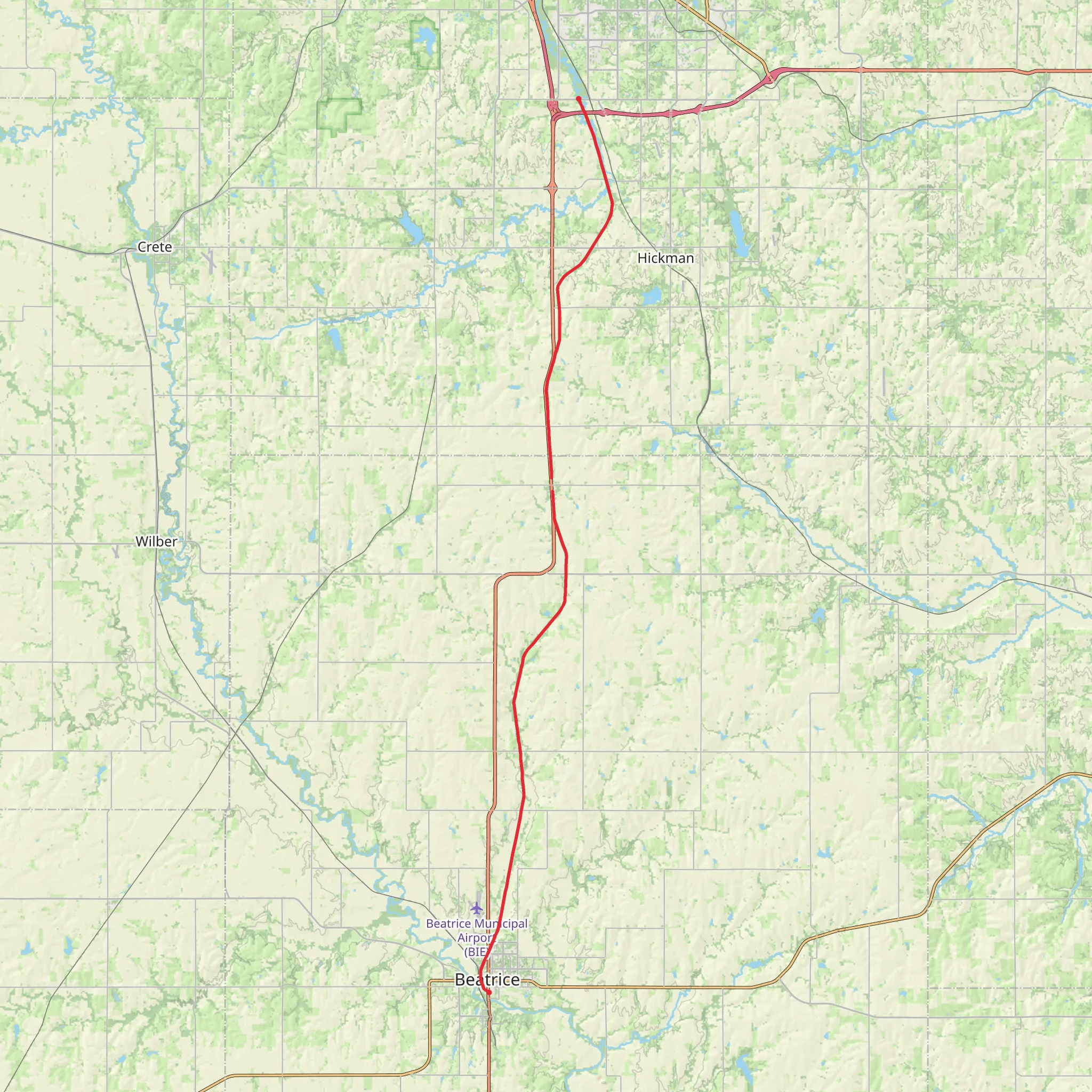 Homestead Trail mobile static map