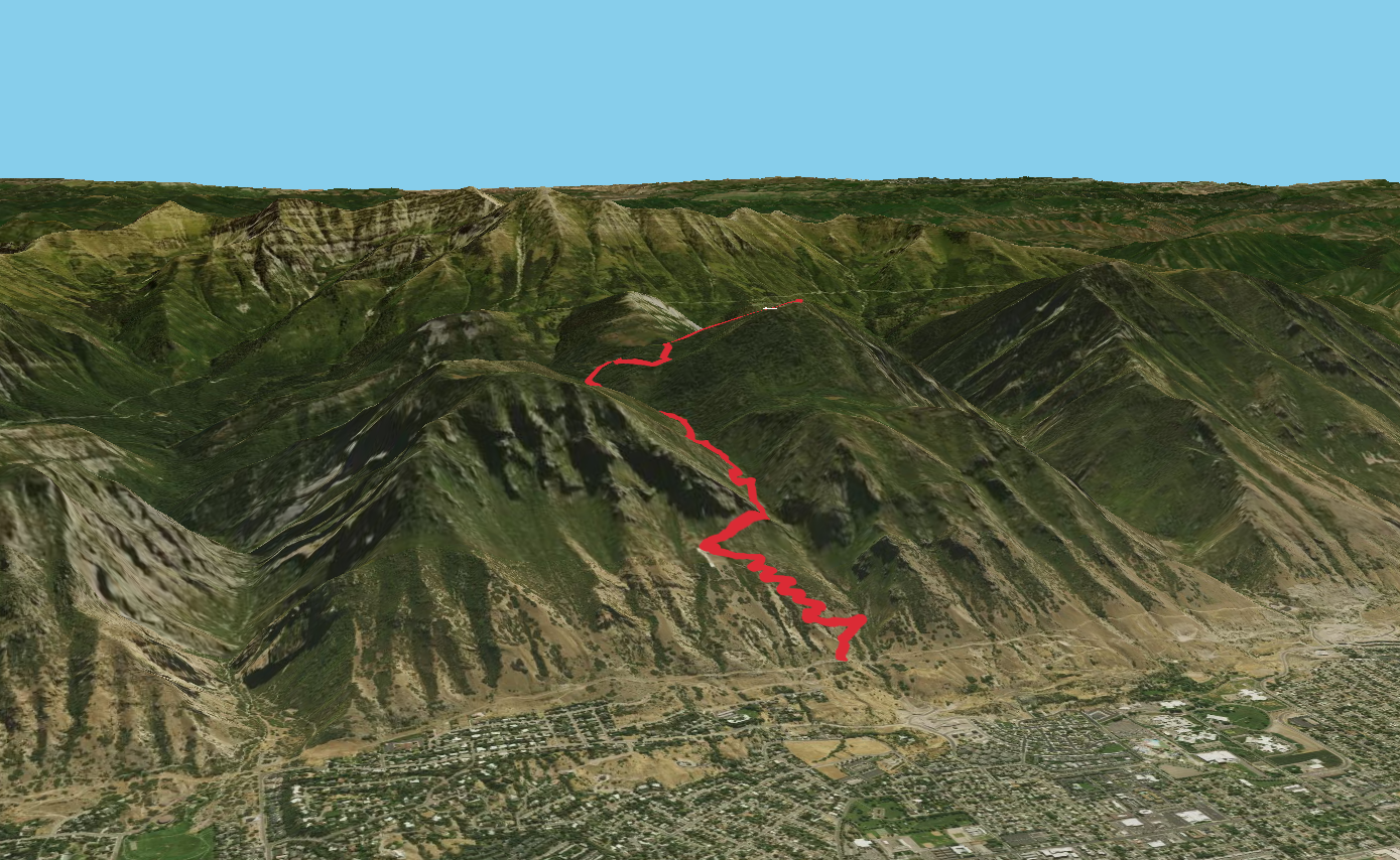 Slide Canyon Trail and Maple Mountain