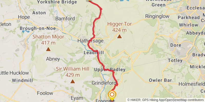Chepstow to Berwick - upon - Tweed - Great English Walk stage 23 Map