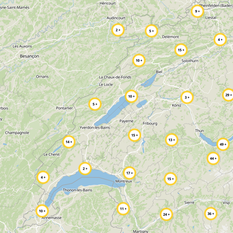 de la Broye Static Map
