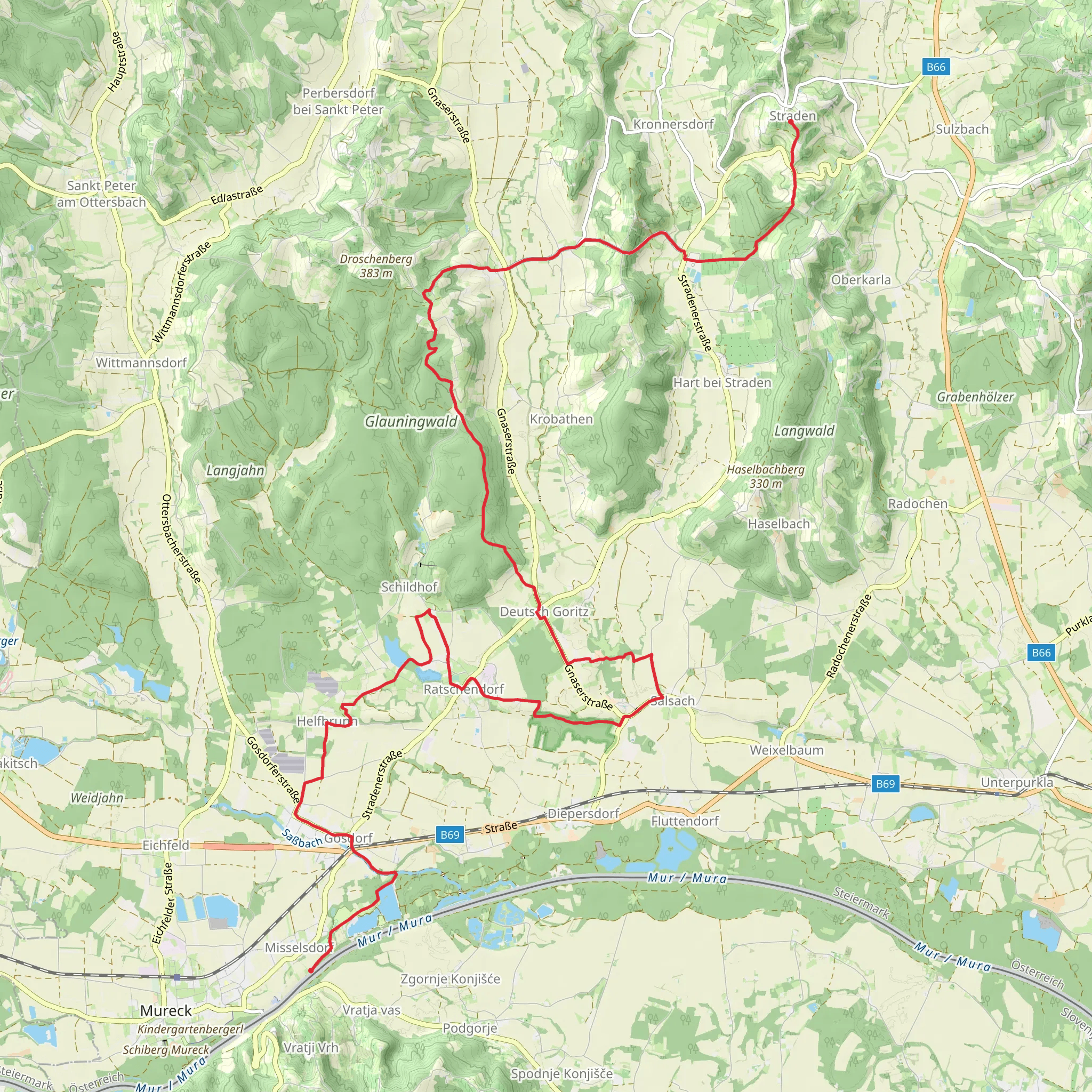 Rechte Fußspur - Auf den Spuren der Vulkane mobile static map