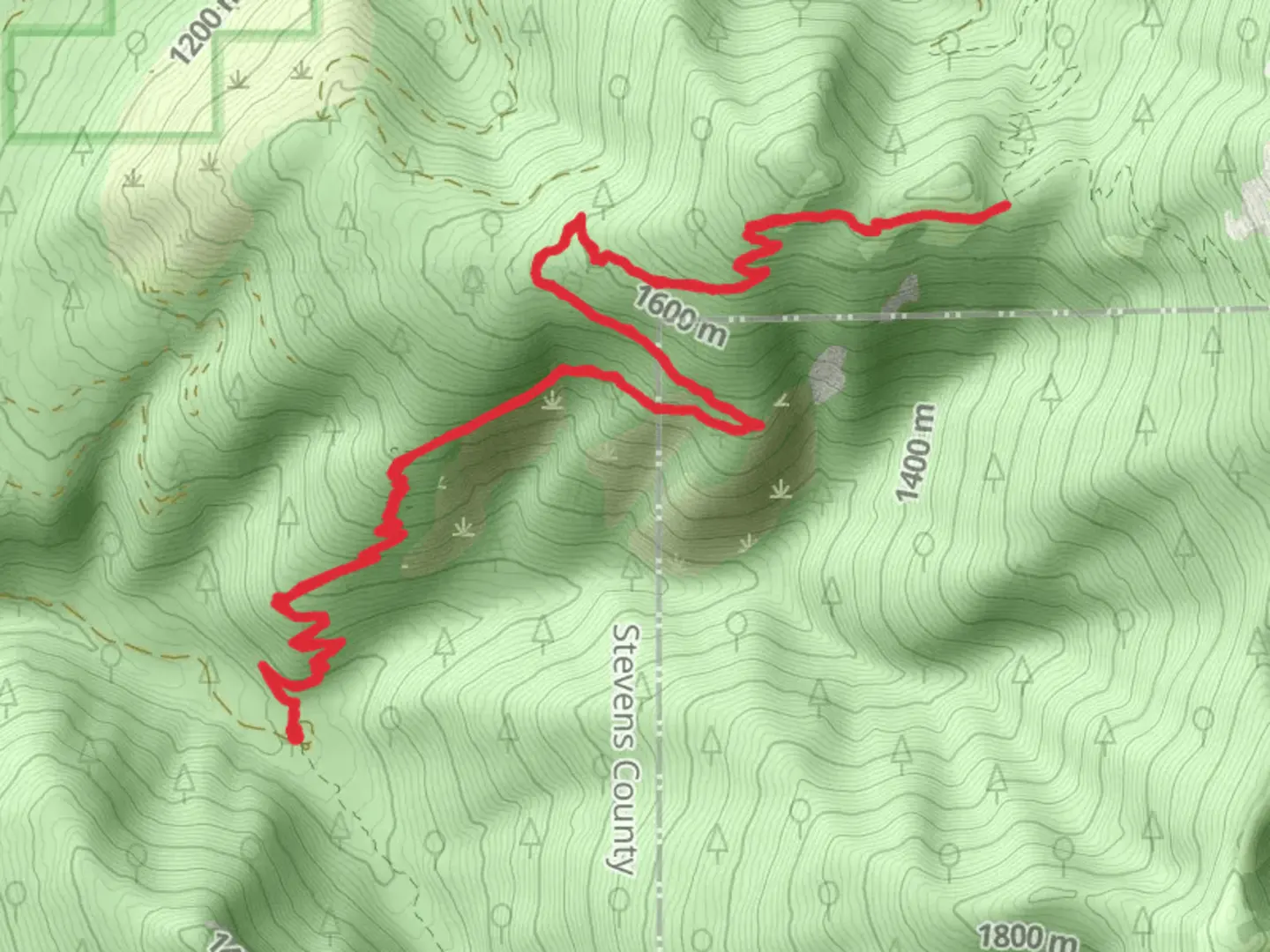 An image depicting the trail North Fork Silver Creek Trail and its surrounding area.