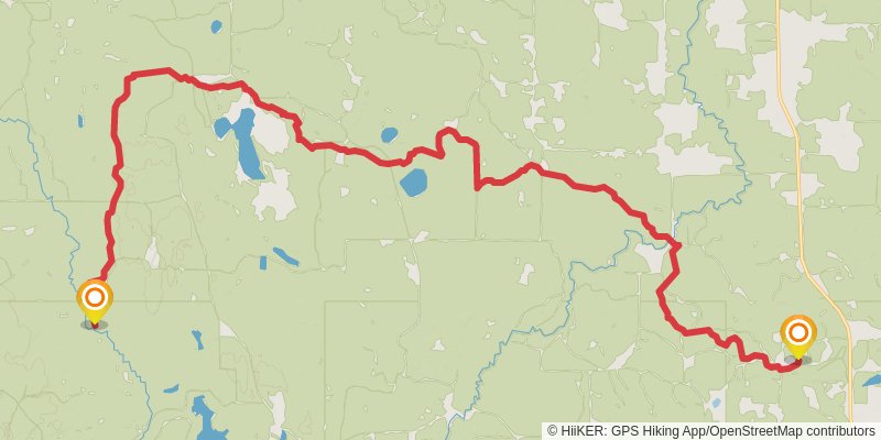 High Country Pathway stage 2 Map
