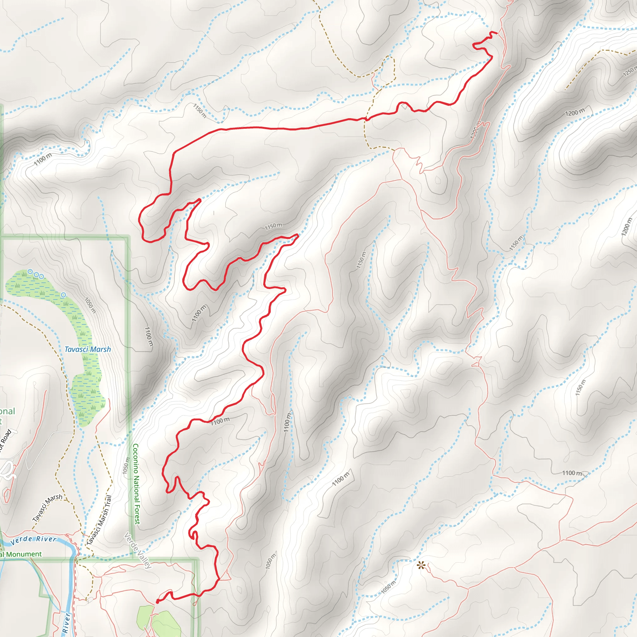Bones Trail mobile static map