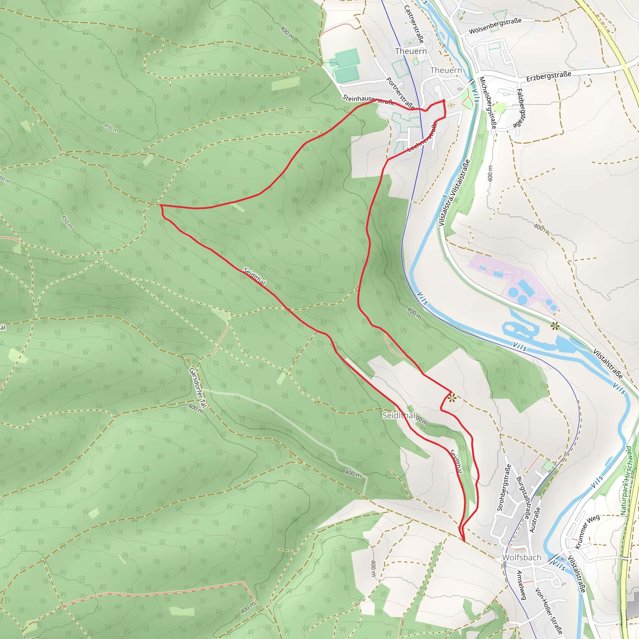 Theuern Loop mobile static map