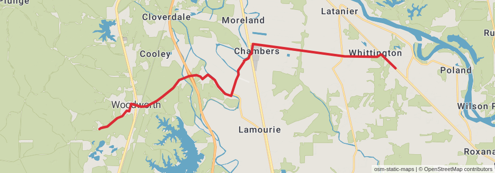 American Perimeter Trail - The South Primary stage 9 Map