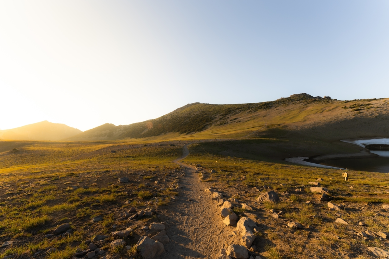 An image depicting the trail Mt Fremont Lookout via Sourdough Ridge Trail and its surrounding area.