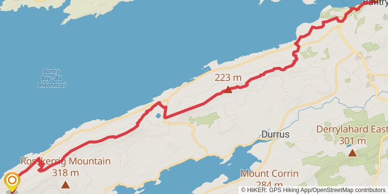Sheep's Head Way stage 1 Map