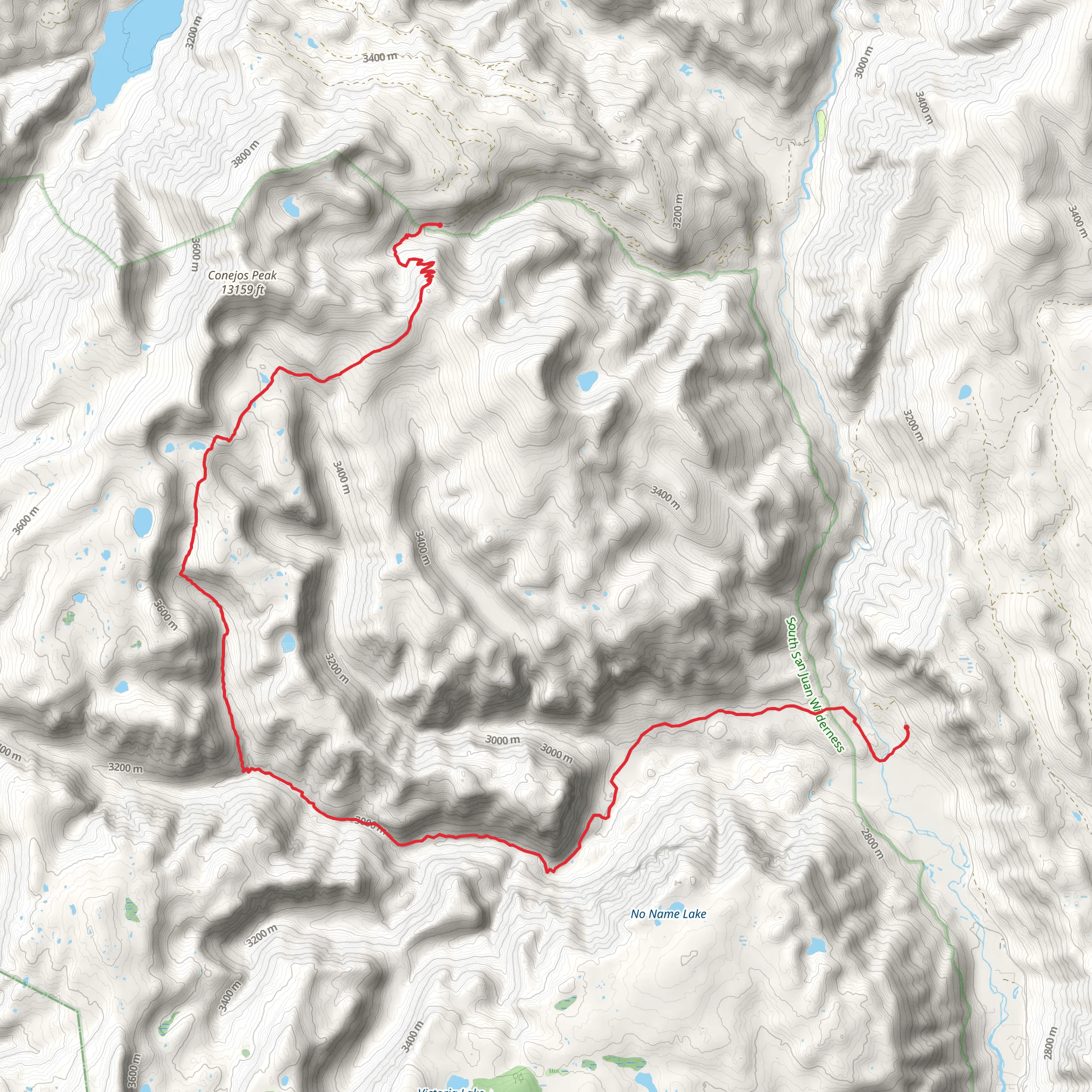 Canon Ricon Trail mobile static map