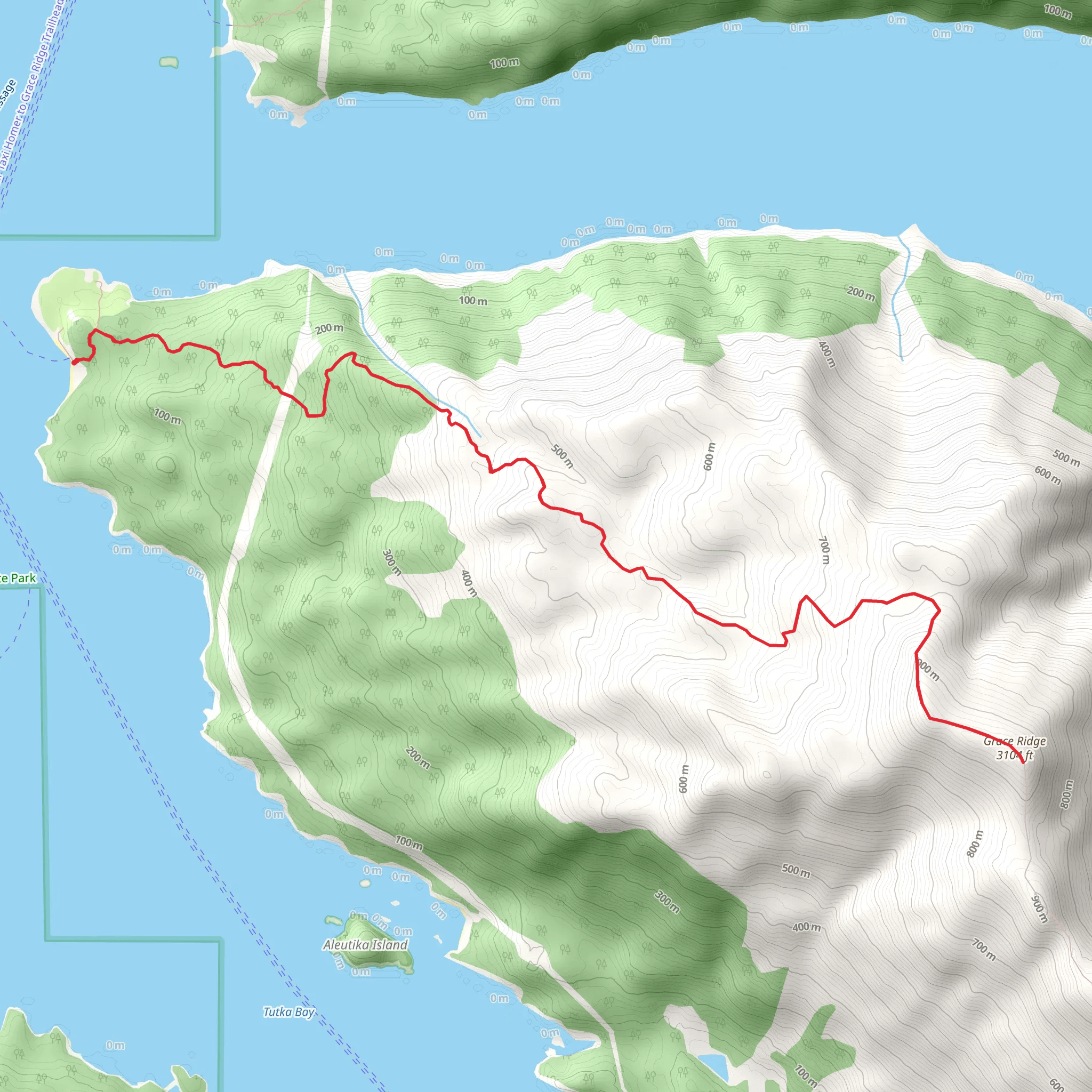 Grace Ridge Trail mobile static map