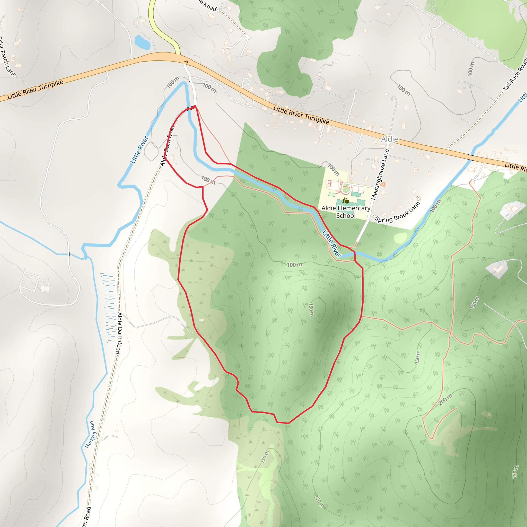 Little River Loop mobile static map