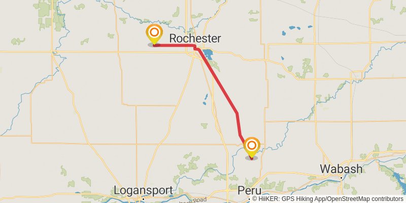 American Discovery Trail - North stage 9 Map