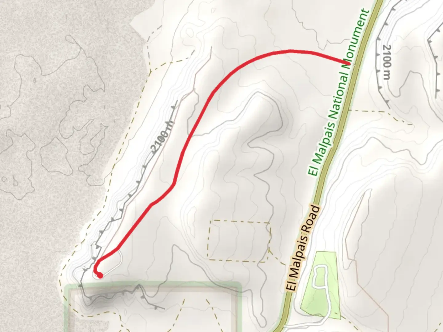 An image depicting the trail Sandstone Bluffs Road Walk and its surrounding area.