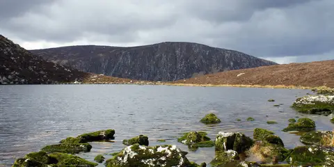 An image depicting the trail Lugnaquilla and Arts Lough Circular and its surrounding area.