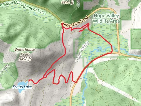 Scotts Lake and Luther Pass Loop