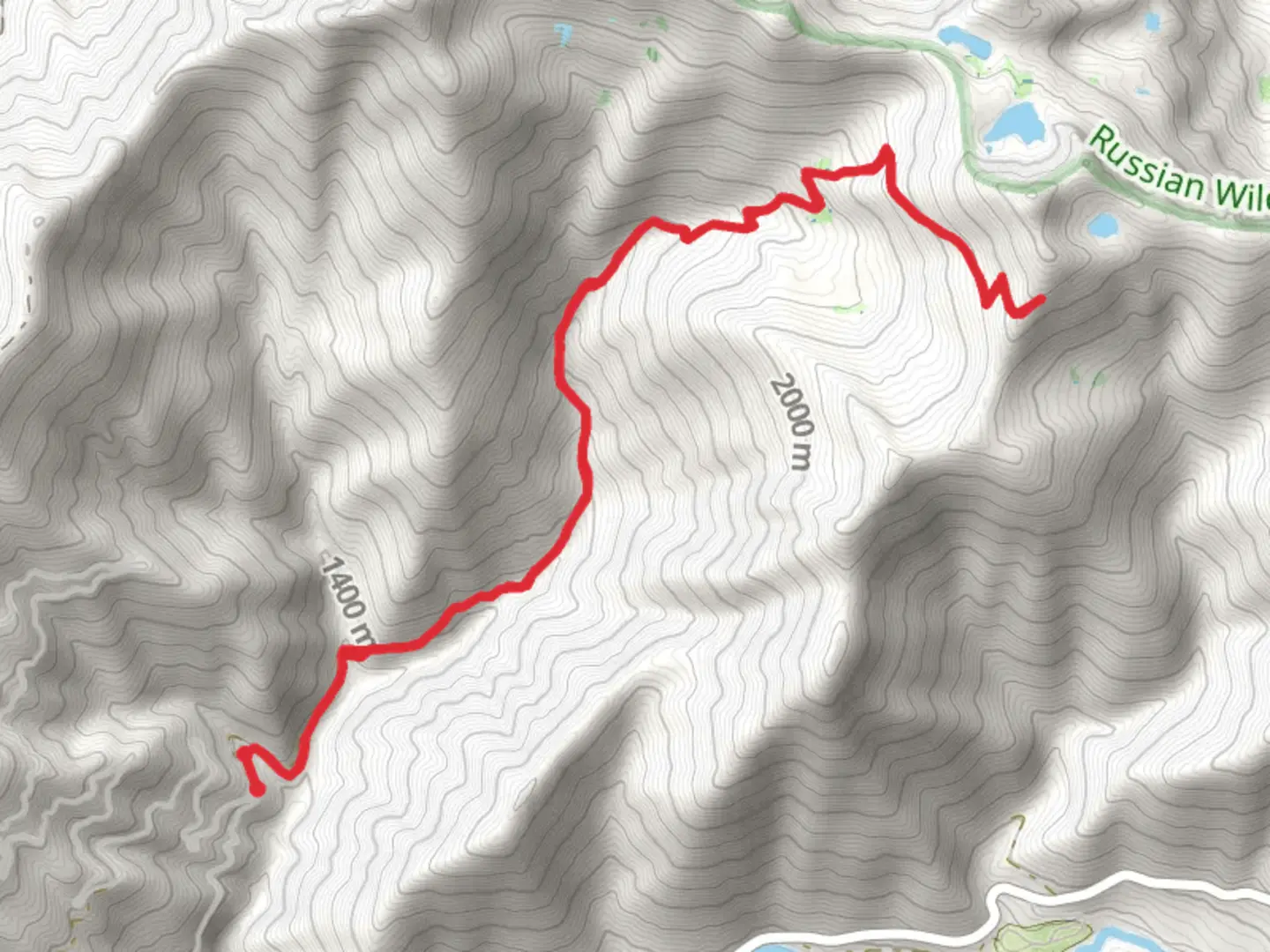 An image depicting the trail Six Mile Trail and its surrounding area.