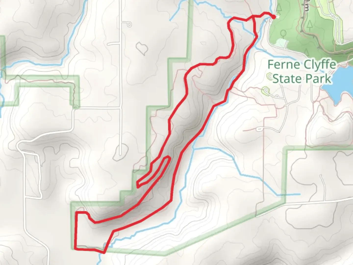 An image depicting the trail American Discovery and River to River Loop Trail and its surrounding area.