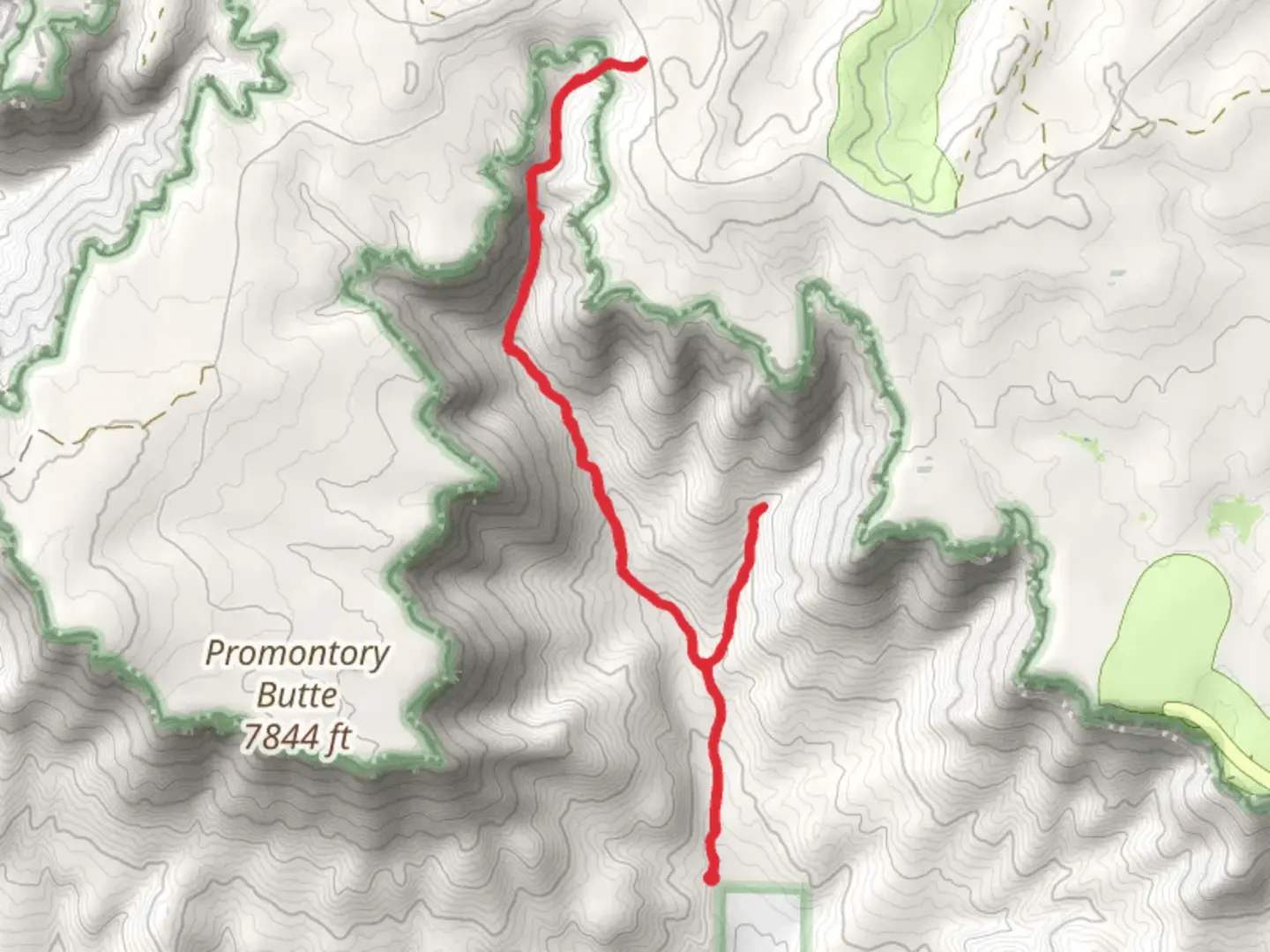 An image depicting the trail See Spring, See Canyon and Christopher Creek and its surrounding area.