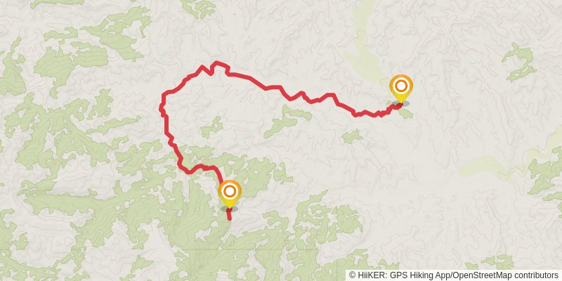 Fishbowls Trail stage 2 Map