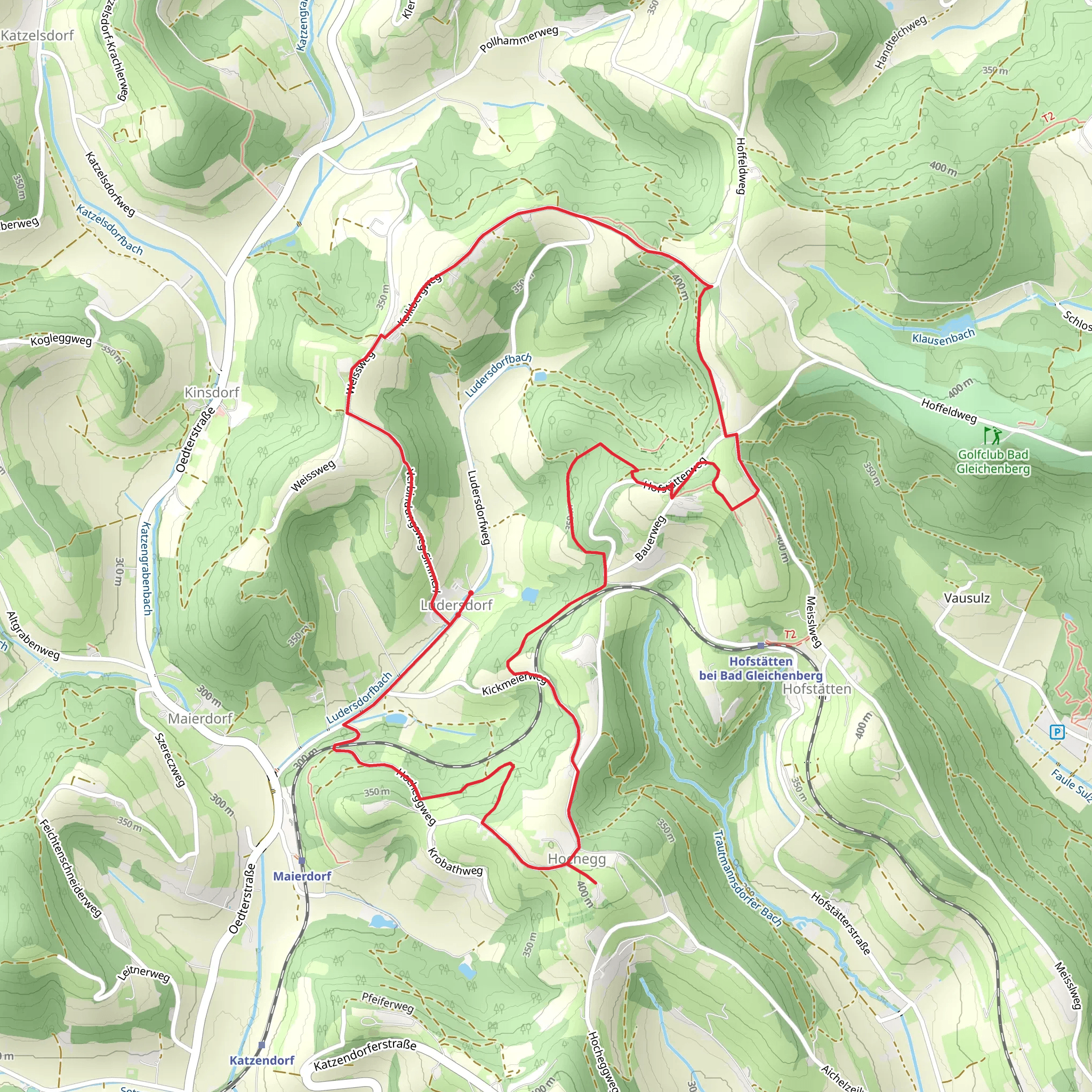 Ludersdorfer Bankerlweg mobile static map