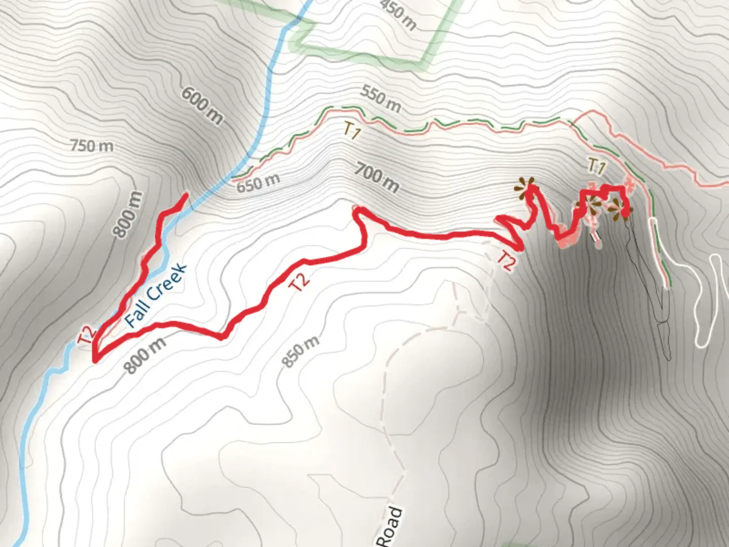 An image depicting the trail Chimney Rock via Skyline Trail and its surrounding area.