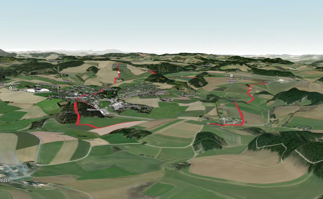 Konradsreuth to Martinsreuth and Fohrenreuth Loop