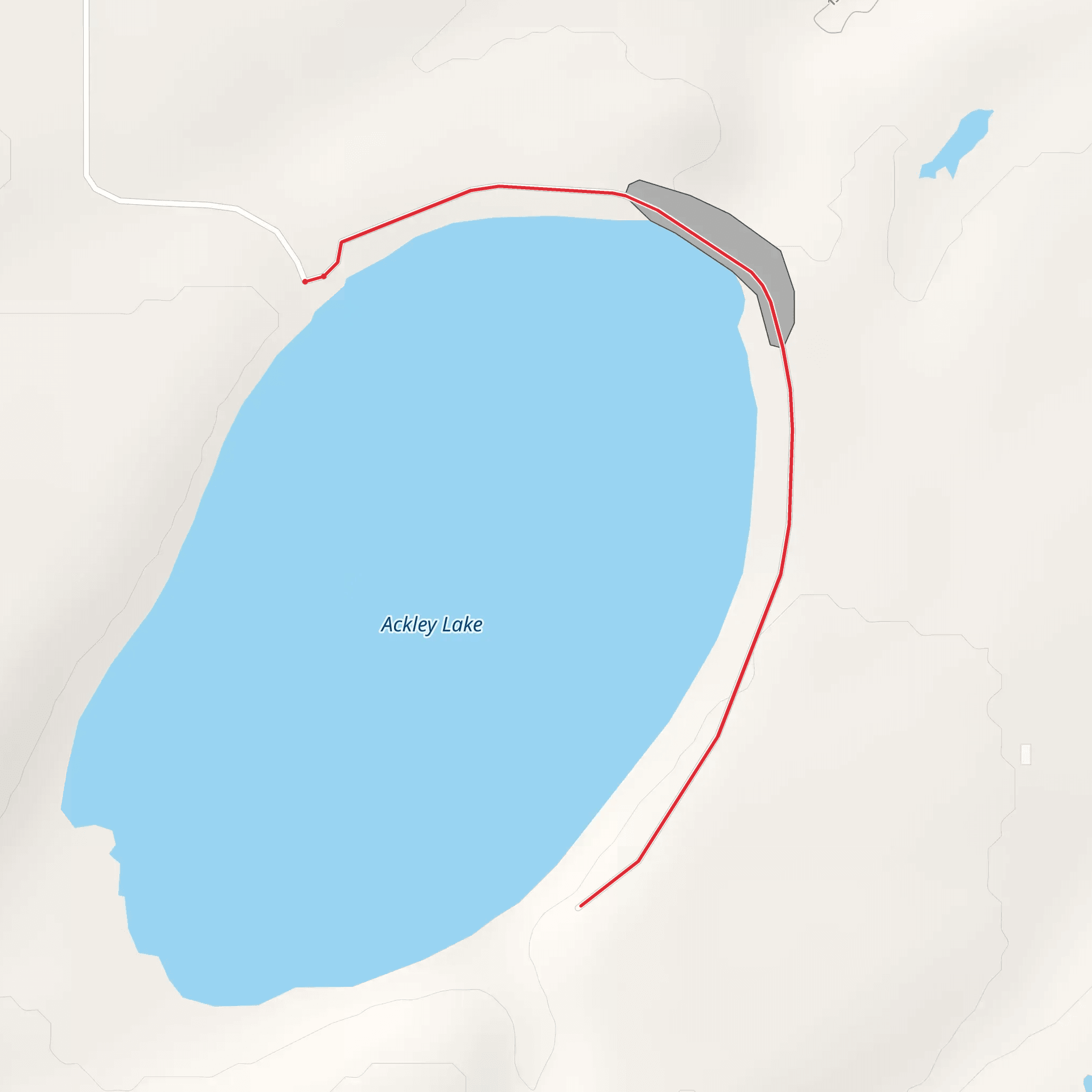 Ackley Lake Walk mobile static map