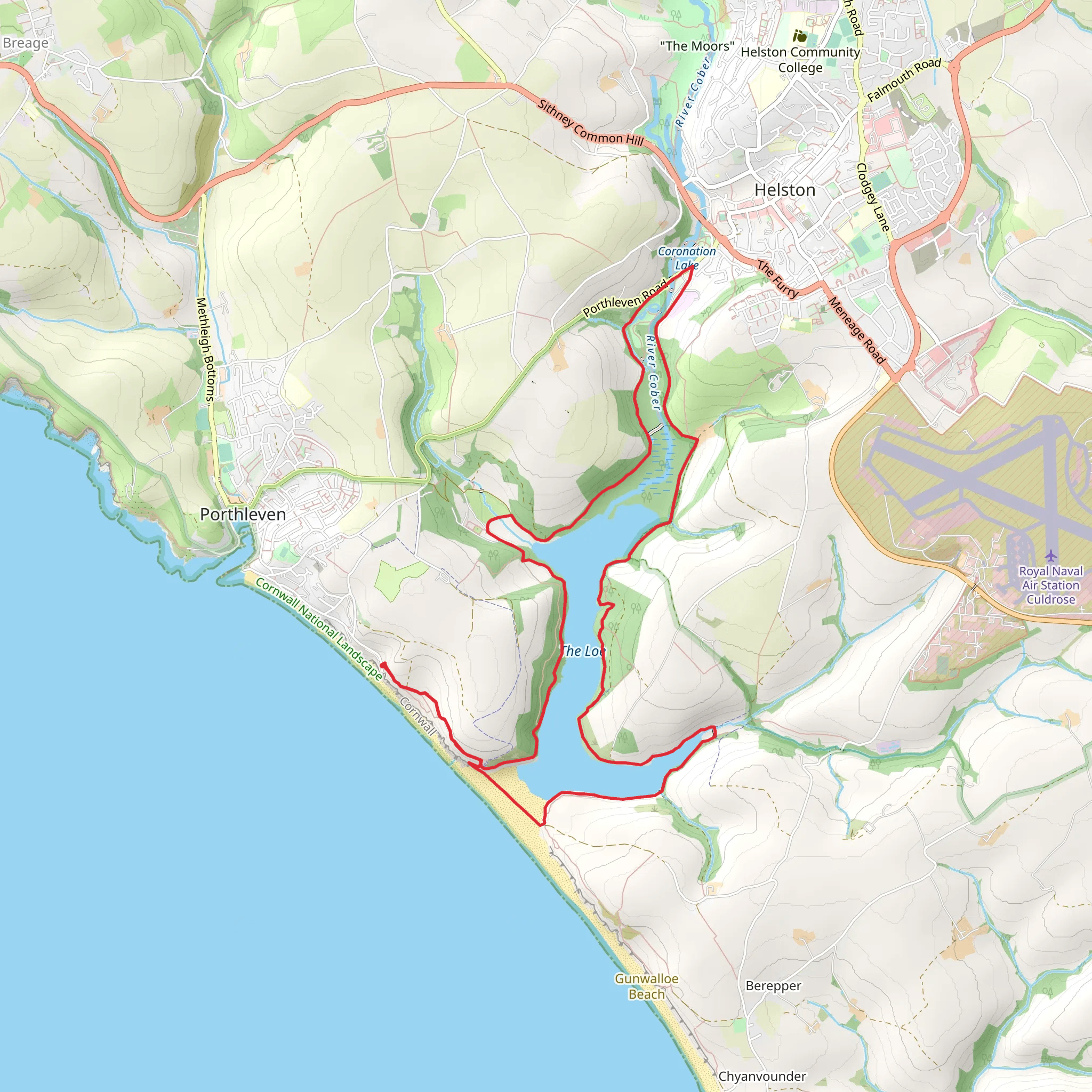 The Loe Circular mobile static map