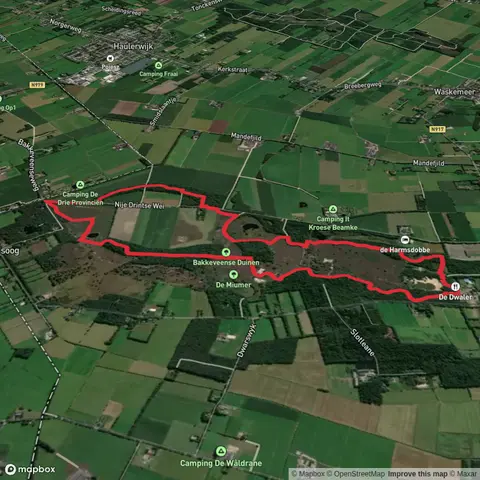 Bakkeveensterduinen, Grafheuvels and Fockenhof Loop