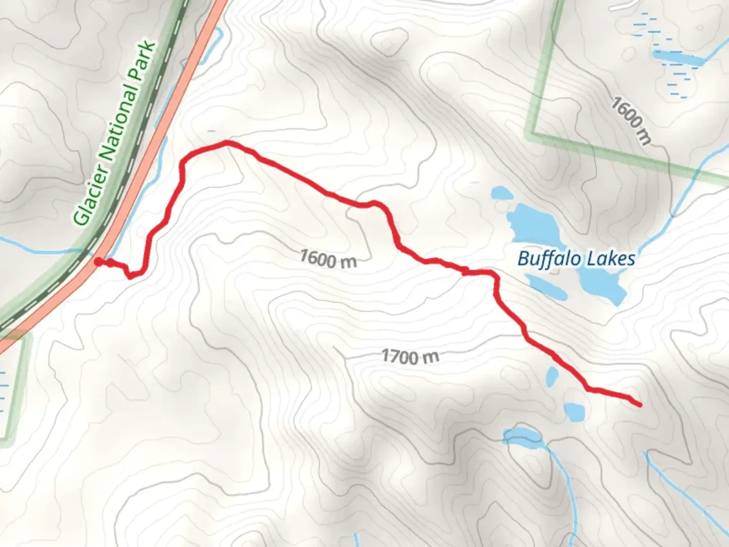 An image depicting the trail Lubec Buffalo Trail via Buffalo Lakes Trail and its surrounding area.
