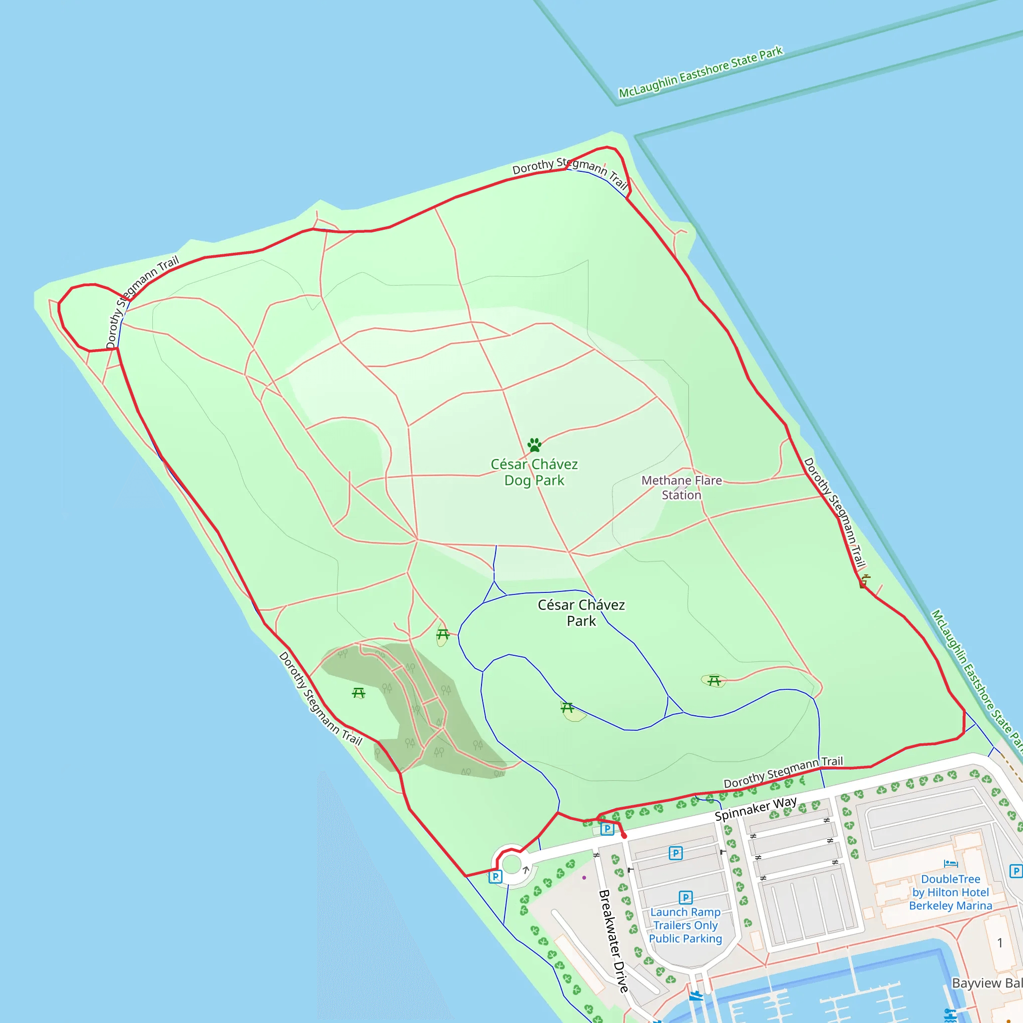 Dorothy Stegmann Loop Trail mobile static map