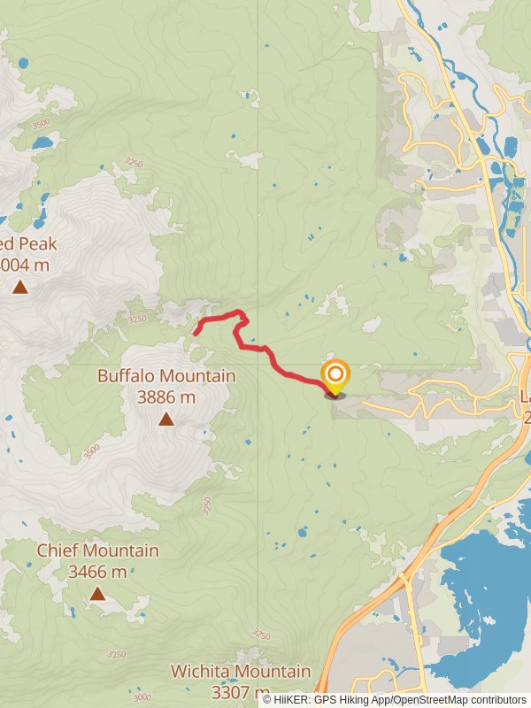 Willow Creek Falls side via Buffalo Cabin Trail