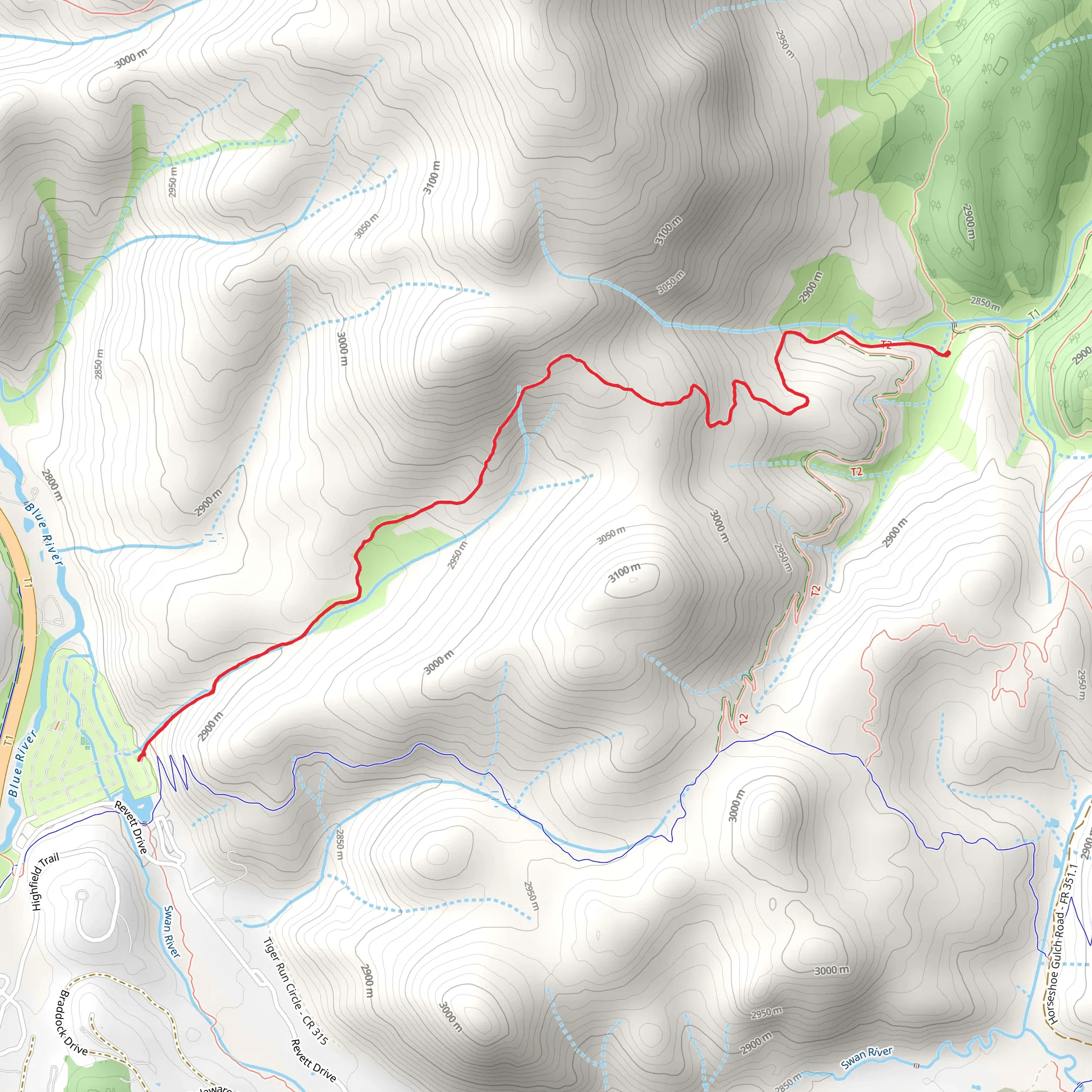 Campion Trail mobile static map