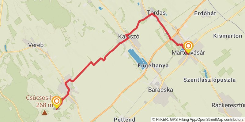 Sultans Trail stage 20 Map