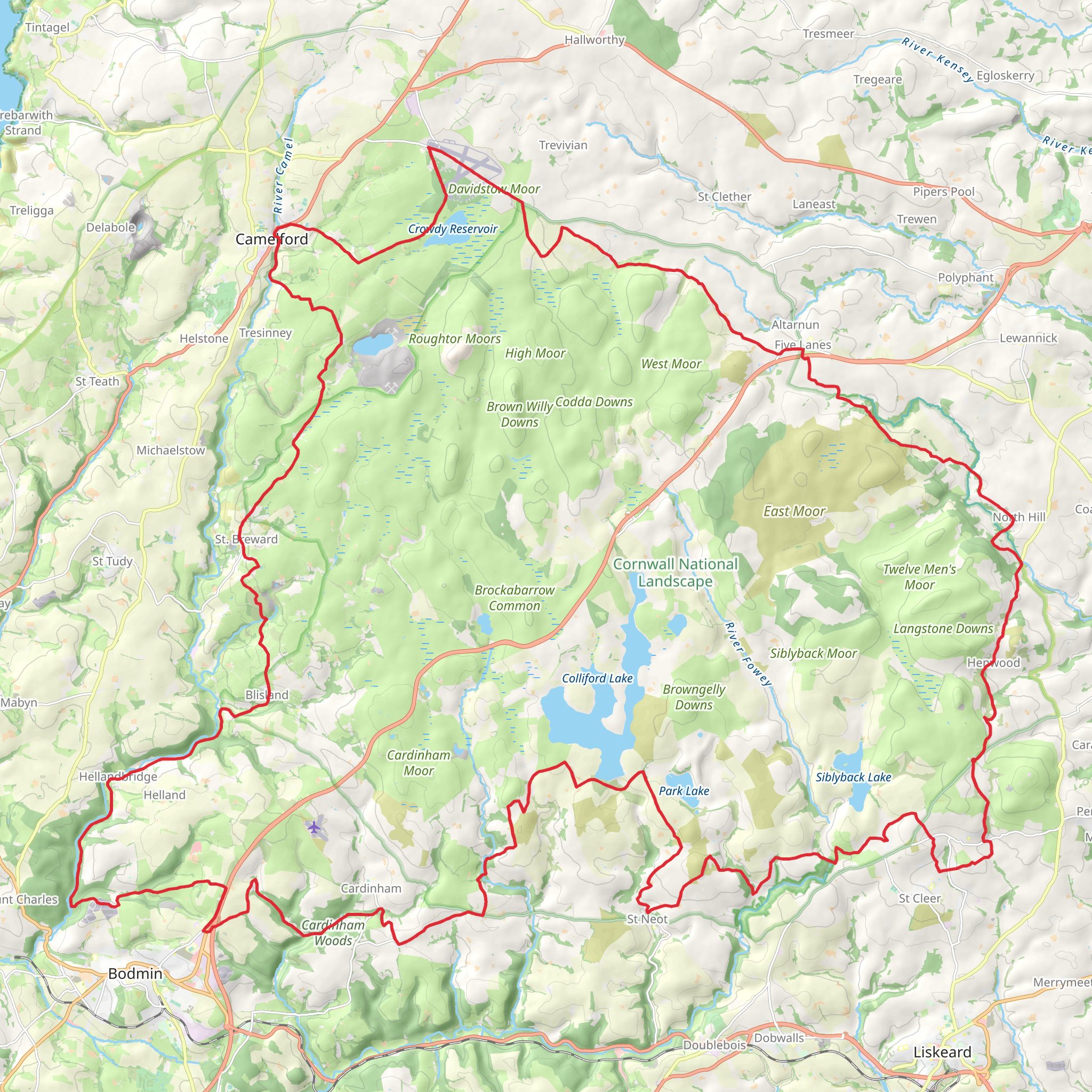 Copper Trail mobile static map