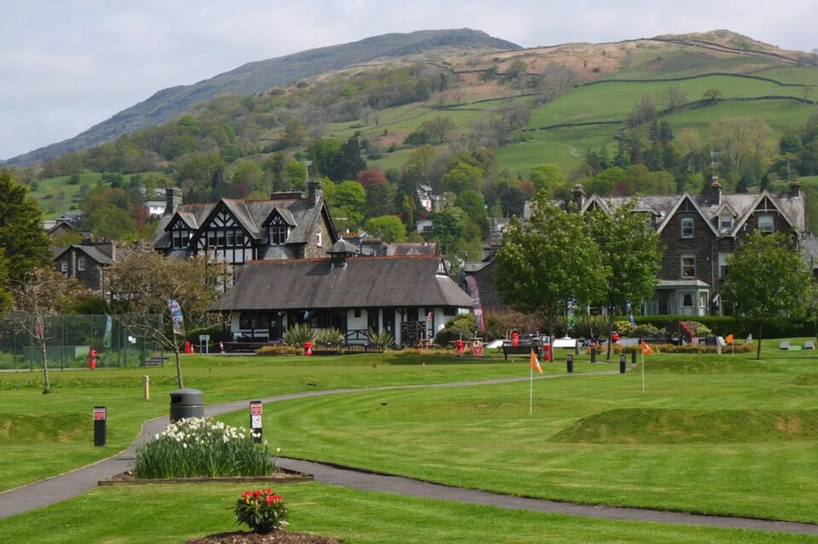 An image depicting the trail Rothay Park and Deer Hows and its surrounding area.