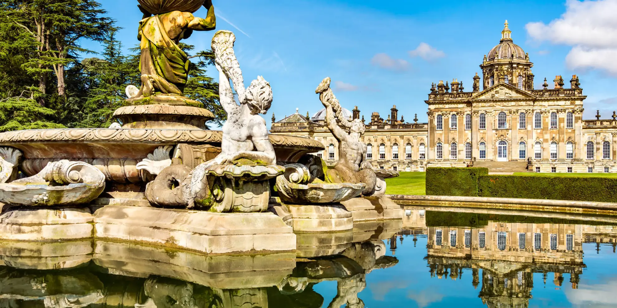 An image depicting the trail Castle Howard and Coneysthorpe from Bulmer and its surrounding area.