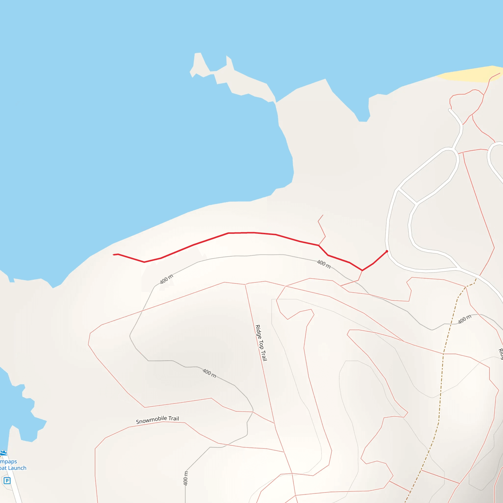 To Yellow Creek Lake mobile static map