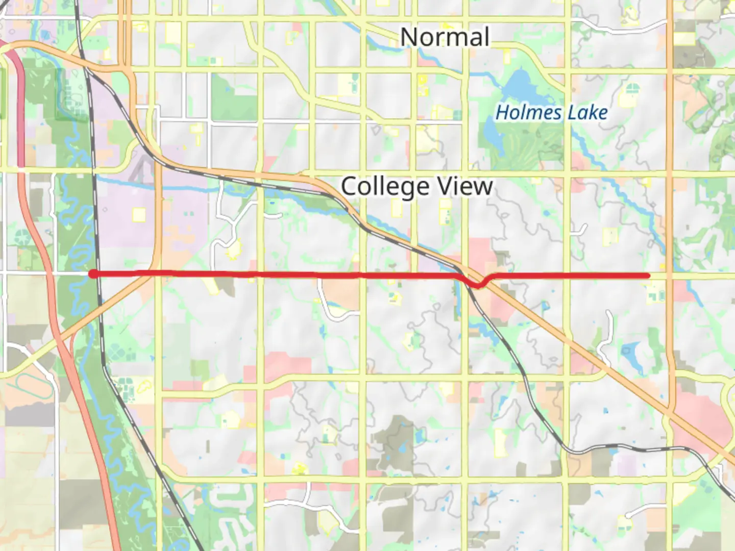 An image depicting the trail Old Cheney Road Trail and its surrounding area.