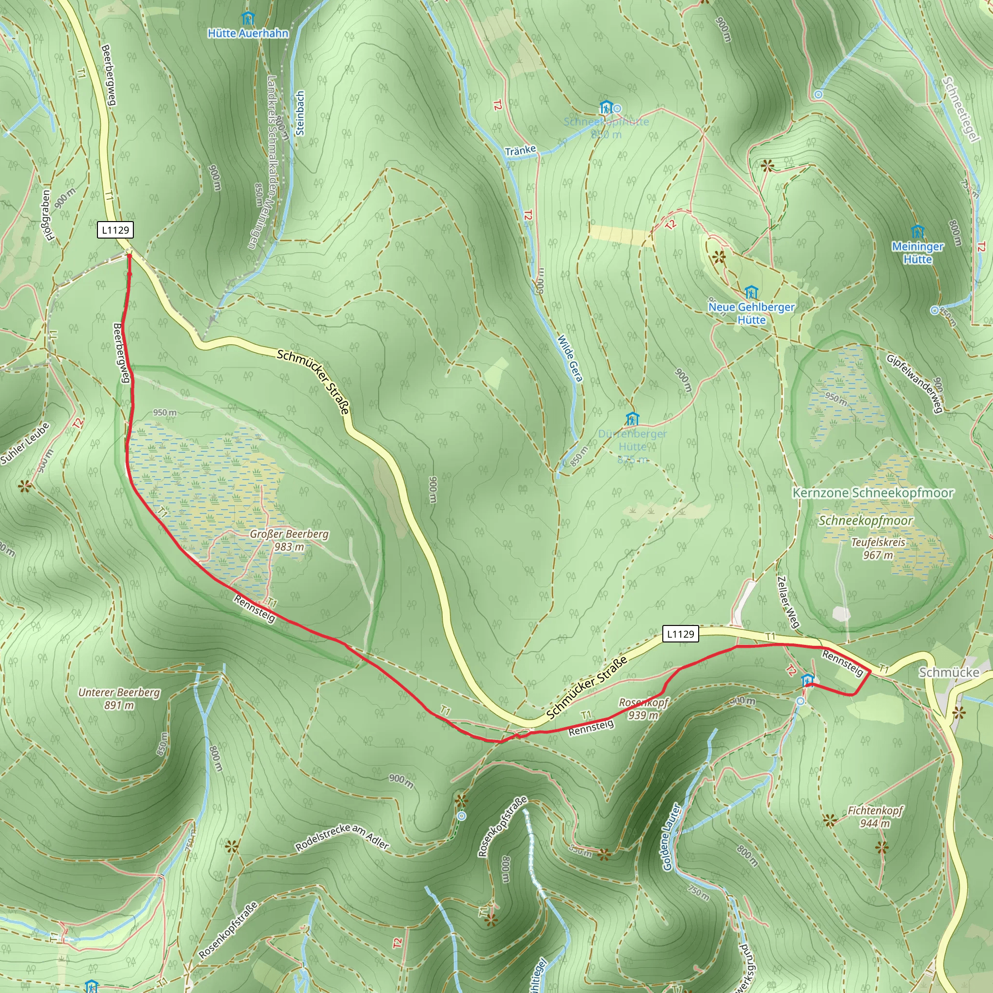 Rosenkopf Walk mobile static map