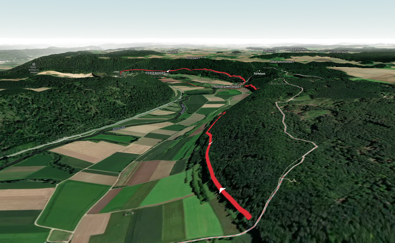 Kratzmühlesee via Kindinger Burgenweg