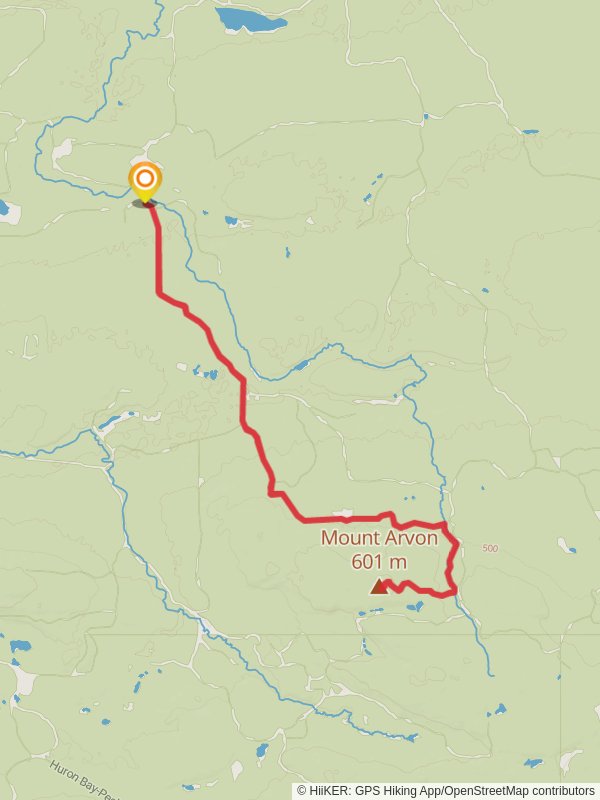 Mount Arvon Summit Trail